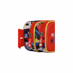 Mickey Mouse Joyful-3D Double Pencil Case, Blue, 22 x 9.5 cm