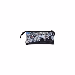 Mickey Mouse Ink-FAN Triple Pencil Case 2.0, Multicolour, 23 x 11 cm