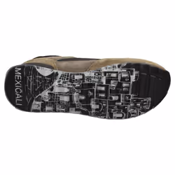 HOFF Mexicali Mens Casual Trainers in Khaki Black - 9