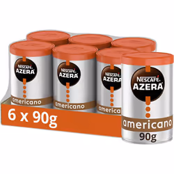 Nescafe Azera Americano Instant Coffee 90g (Pack of 6)