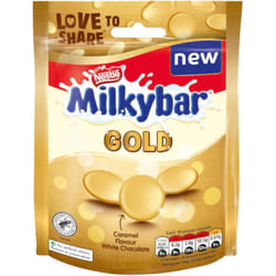 Nestle Milkybar Buttons Gold Caramel White Chocolate Bag Pouch 86g