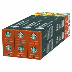 Breakfast Blend by Nespresso, Medium Roast, Coffee Capsules 6 x 10 (60 Capsules)