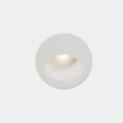LEDS C4 Bat Round Oval Outdoor LED Recessed Wall Light Round White IP65 2.2W 2700K