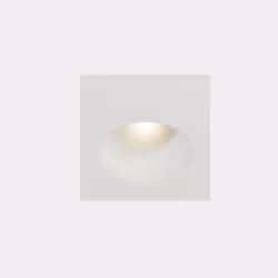 LEDS C4 Bat Square Oval Outdoor LED Recessed Wall Light Square White IP65 2.2W 3000K
