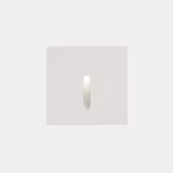 LEDS C4 Bat Square Lineal Outdoor LED Recessed Wall Light Square White IP65 2.2W 2700K