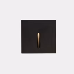 LEDS C4 Bat Square Lineal Outdoor LED Recessed Wall Light Square Urban Grey IP65 2.2W 3000K