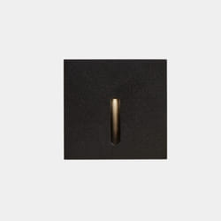 LEDS C4 Bat Square Lineal Outdoor LED Recessed Wall Light Square Urban Grey IP65 2.2W 3000K