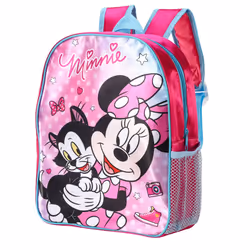 Disney Minnie Mouse Kids Backpack Rucksack Bag with side mesh pocket