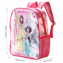 Disney Princess Kids Backpack Rucksack Bag with side mesh pocket