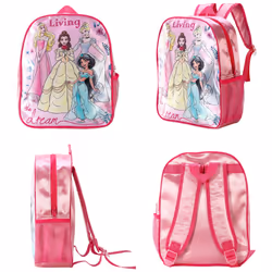 Disney Princess Kids Backpack Rucksack Bag with side mesh pocket