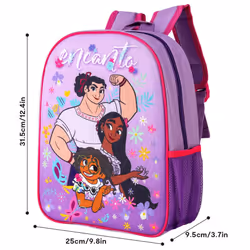 Disney Encanto Childrens Backpack Bag Boys Girls with side mesh pocket