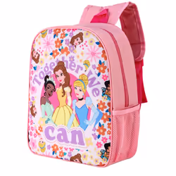 Disney Princess Childrens Backpack Bag with side mesh pocket