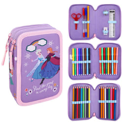 Disney Frozen 3 Tier Large Pencil Case Set