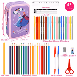 Disney Frozen 3 Tier Large Pencil Case Set