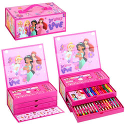 Disney Princess Kids 34pc Colouring Art Stationery Set for Children