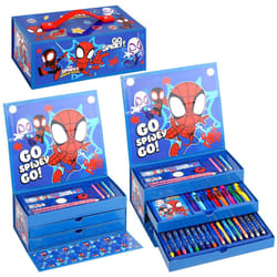 Spidey Kids 34pc Colouring Art Stationery Travel Set for Children