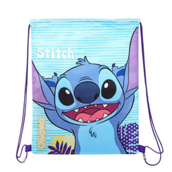 Stitch Kids Drawstring Sports Gym School Bag Lightweight Multicolour
