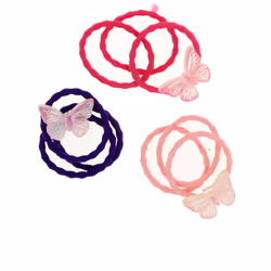 Plain Elastics Lot 9 pz