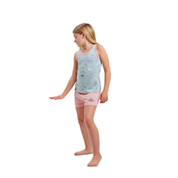 Pijama De Tirantes Y Cuello Redondo Dh1200 Para NiÃ±a - multicolor, 3 AÃOS