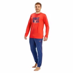 Pijama Manga Larga Y Cuello Redondo Mudp0150 Hombre - blue, XL
