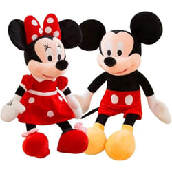 2 Pieces/Set Mickey Minnie Mouse Cartoon Animals Plush Toy 20 cm