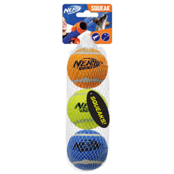 Nerf Dog Squeak Tennis Balls Fetch Toy With Interactive Squeak 3 Pack