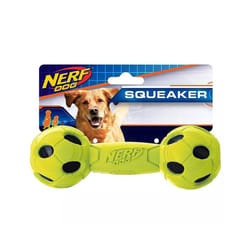 Nerf Dog Bash Rubber Wrapped Tennis Barbell Green