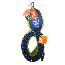 Nerf Dog Nylon Squeak Vortex Chain Tug Interactive Dog Toy