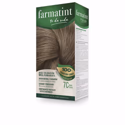 Farmatint Gel permanent coloring #7c-ash blonde 5 units