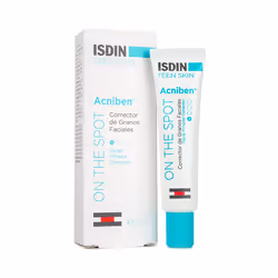 ISDIN Acniben On the Spot, Unisex, Oily skin, Problem skin, Gel, Anti-acne, Anti-blemish, Anti-pimple, Anti-redness, 15 ml, T ...