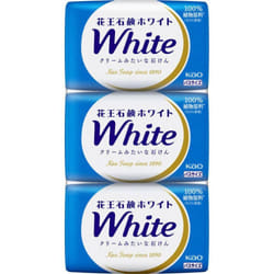 Kao Soap White Bath Size 130g X 3