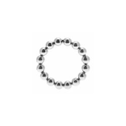 Meridian Stainless Steel Beaded Cock Ring SM