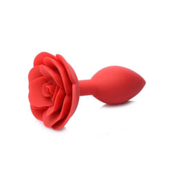 Master Series Booty Bloom Silicone Rose Anal Plug Small