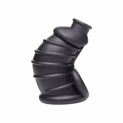 Master Series Dark Chamber Silicone Chastity Cage