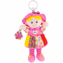LAMAZE My Friend Emily, Clip on Pram and Pushchair Newborn Baby Toy, Sensory Toy for Babies Boys