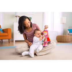 LAMAZE My Friend Emily, Clip on Pram and Pushchair Newborn Baby Toy, Sensory Toy for Babies Boys