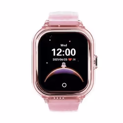 SaveFamily 8495390714378 smartwatch / sport watch 3.56 cm (1.4") IPS Digital 240 x 240 pixels Touchscreen 4G Pink Wi-Fi GPS (satellite)