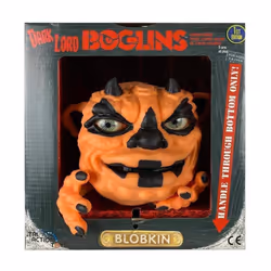 Boglins Retro Hand Puppet Glow in the Dark Dark Lord Blobkin in 80's Style Box