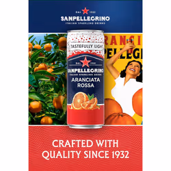 San Pellegrino Italian Sparkling Drinks Tastefully Light Sparkling Blood Orange