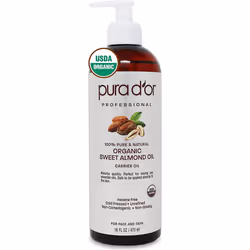 Carrier Oil: Organic Sweet Almond Oil (473 mL)