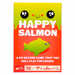 Happy Salmon - Family Card Game - Exploding Kittens Edition 3-8 Players Age 6+