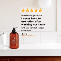 Soapbox, Hand Soap, Vanilla & Lily Blossom, 354ml
