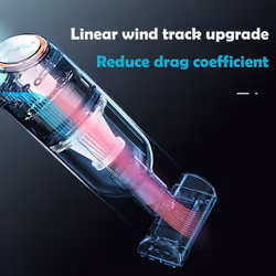 30000Pa Powerful Car Vacuum Cleaner Wireless Handheld Portable Household Mini Vacuum Cleaner with 4000mah Battery Wet and Dry Use - white