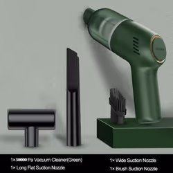 30000Pa Powerful Car Vacuum Cleaner Wireless Handheld Portable Household Mini Vacuum Cleaner with 4000mah Battery Wet and Dry ...
