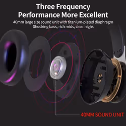 Foldable Wireless Bluetooth 5.0 Stereo Headphones Noise Cancelling Audio Headset for Sports Music Player with HD Mic Support TF Card - White