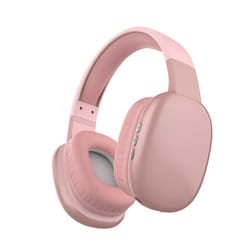 PG02 Headphones Bluetooth Noise Cancelling Headset Wireless HiFi Stereo TYPE-C Foldable Headphone with Microphone - pink