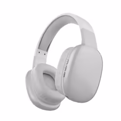 PG02 Headphones Bluetooth Noise Cancelling Headset Wireless HiFi Stereo TYPE-C Foldable Headphone with Microphone - silver