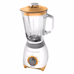 Sencor SBL 4370, Tabletop blender, 1.5 L, Pulse function, Ice crushing, 500 W, Orange, White