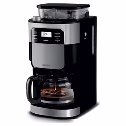 Sencor SCE 7000BK, Drip coffee maker, 1.5 L, Coffee beans, Ground coffee, Built-in grinder, 900 W, Black