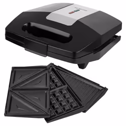 Sencor SSM 9410SS sandwich maker 700 W Black, Silver